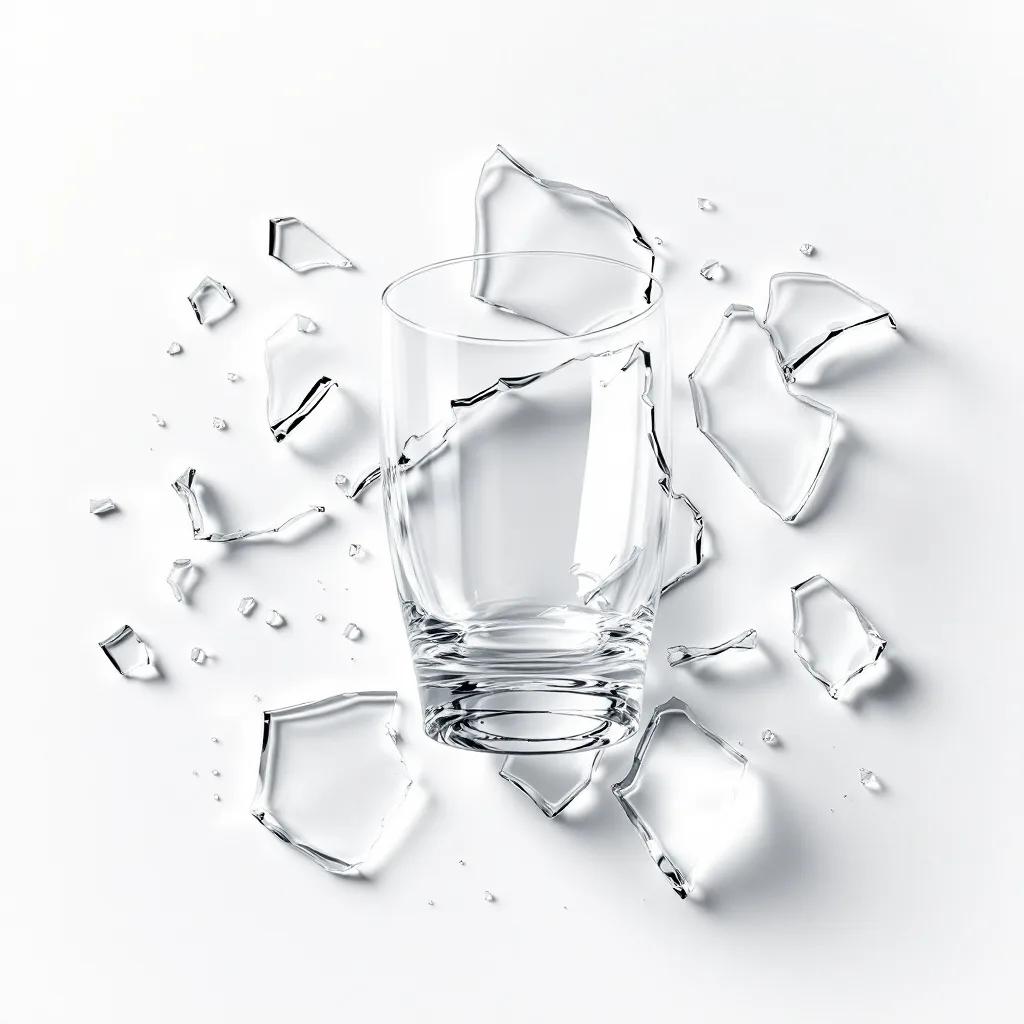 Broken Drinking Glass