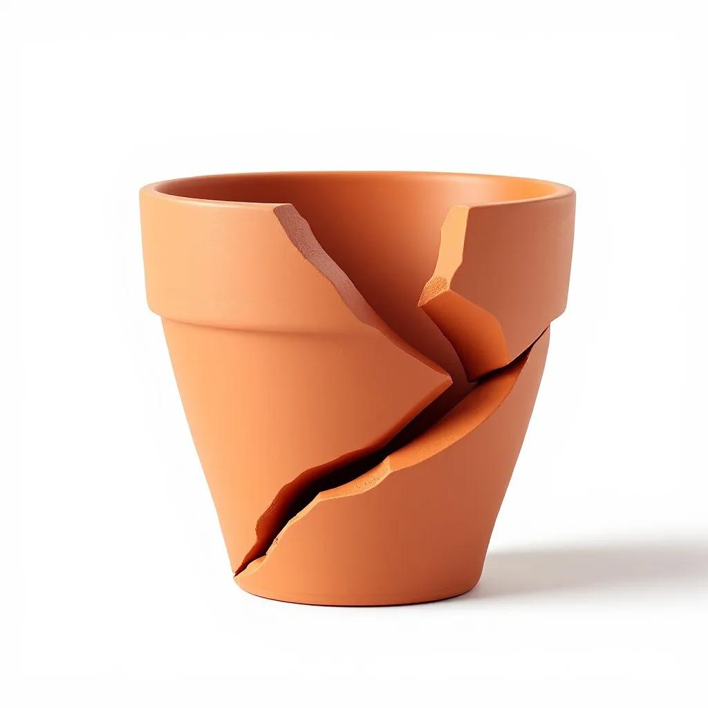Broken Terracotta Pot