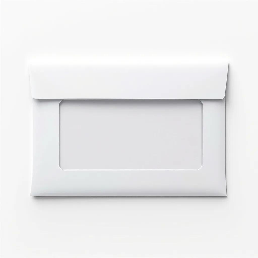Envelopes (with plastic window)