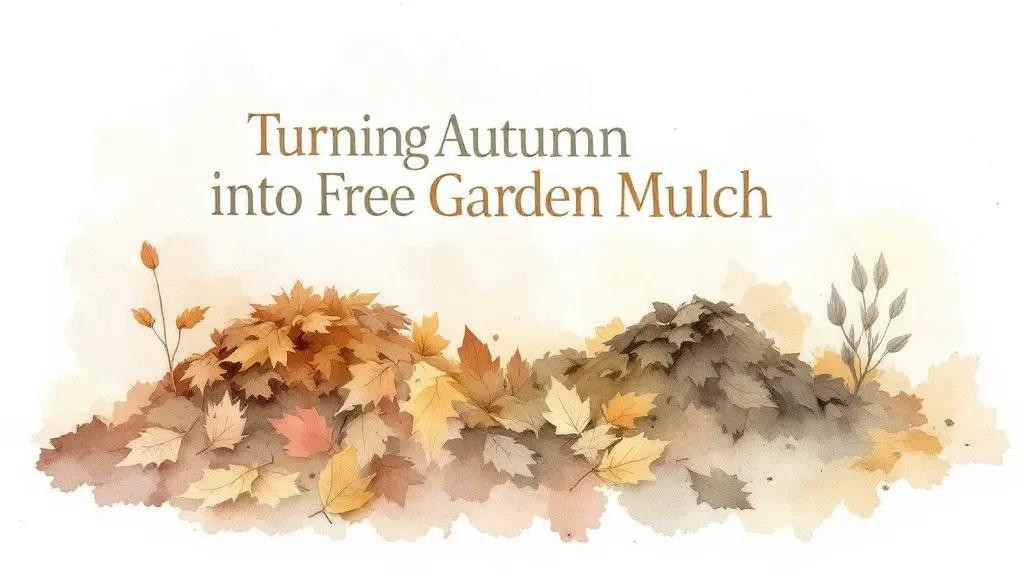 Turning Autumn Leaves Into Free Garden Mulch